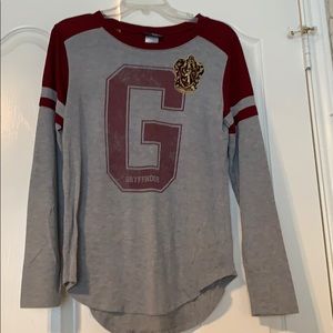 Long sleeve Harry Potter gryffindor shirt